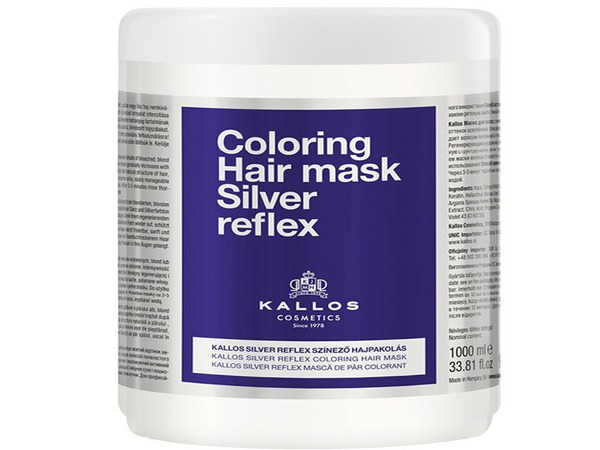 Kallos Silver Reflex Sznez hajpakols 1000 ml